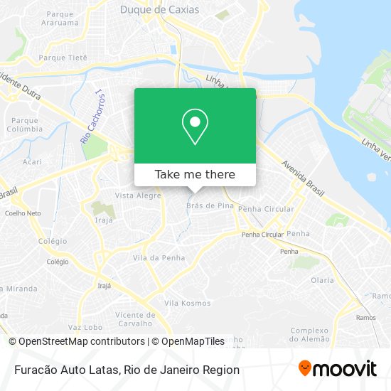 Furacão Auto Latas map