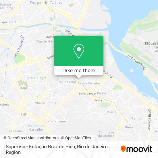 SuperVia - Estação Braz de Pina map