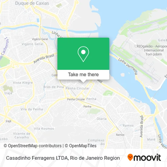 Casadinho Ferragens LTDA map