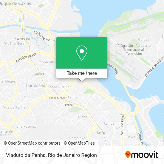 Viaduto da Penha map