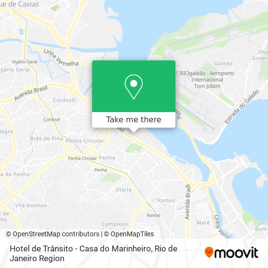 Mapa Hotel de Trânsito - Casa do Marinheiro