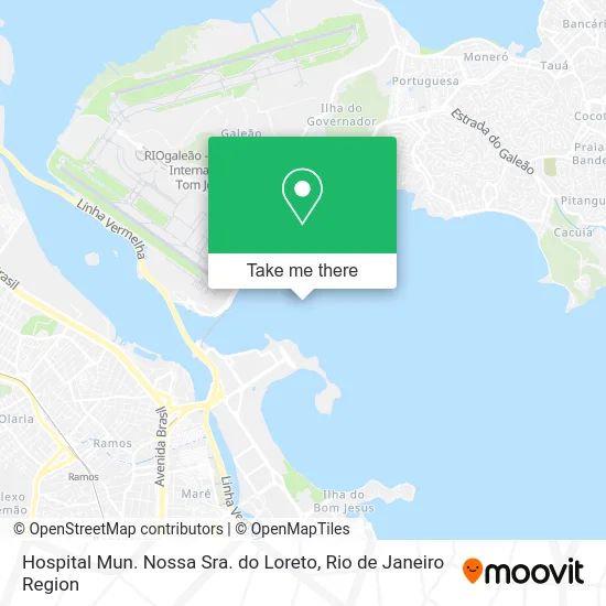 Hospital Mun. Nossa Sra. do Loreto map