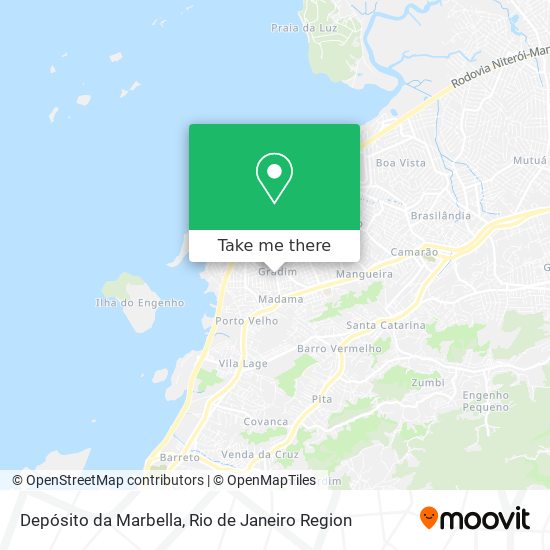 Mapa Depósito da Marbella