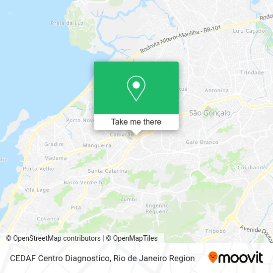 CEDAF Centro Diagnostico map