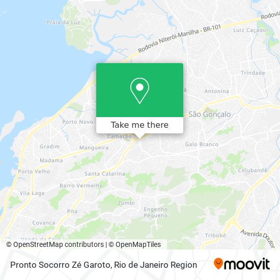 Pronto Socorro Zé Garoto map
