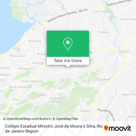 Colégio Estadual Ministro José de Moura e Silva map
