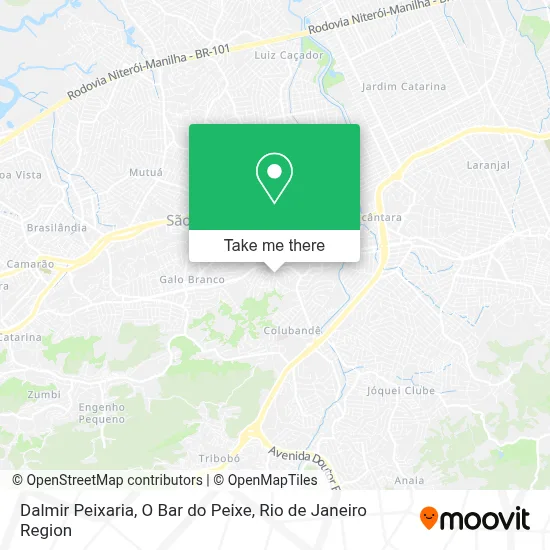 Dalmir Peixaria, O Bar do Peixe map