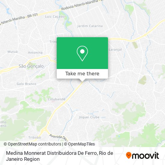 Medina Monnerat Distribuidora De Ferro map