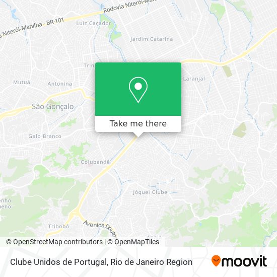 Clube Unidos de Portugal map