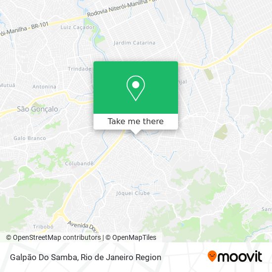 Galpão Do Samba map