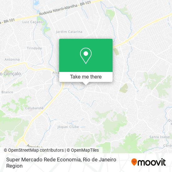 Super Mercado Rede Economia map