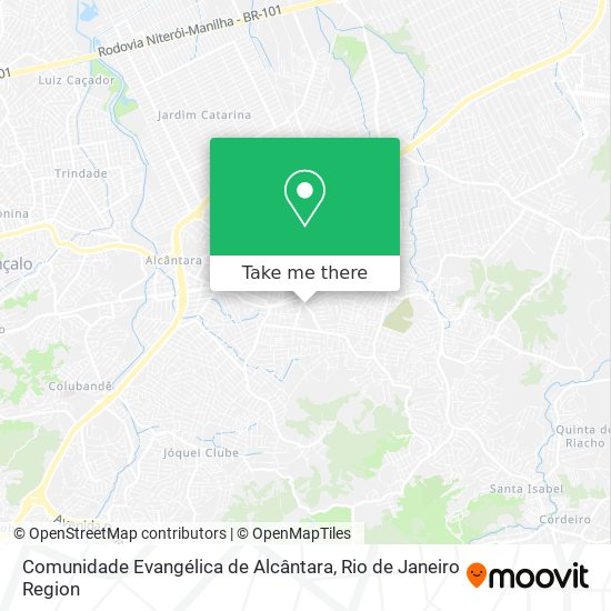 Comunidade Evangélica de Alcântara map