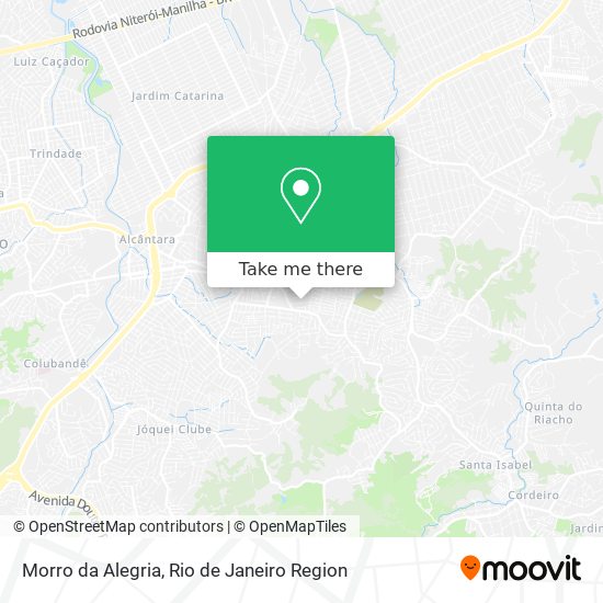 Morro da Alegria map