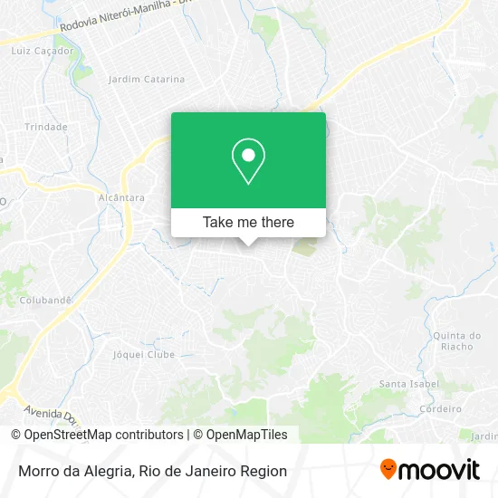Morro da Alegria map