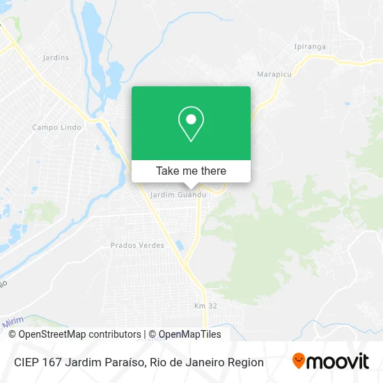 CIEP 167 Jardim Paraíso map