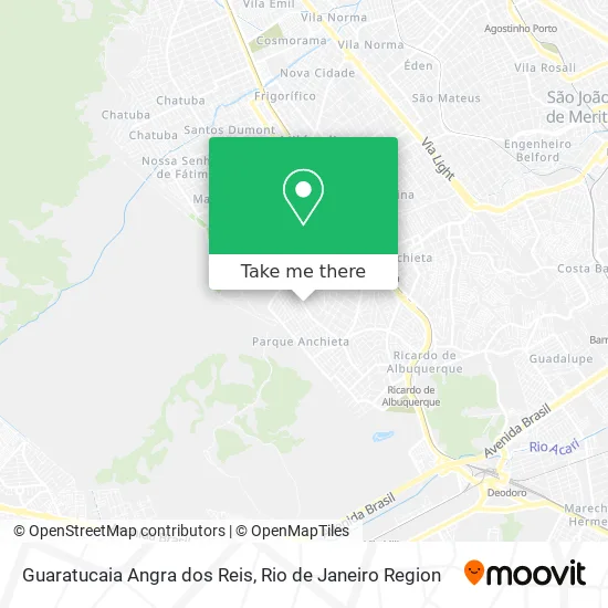 Guaratucaia Angra dos Reis map