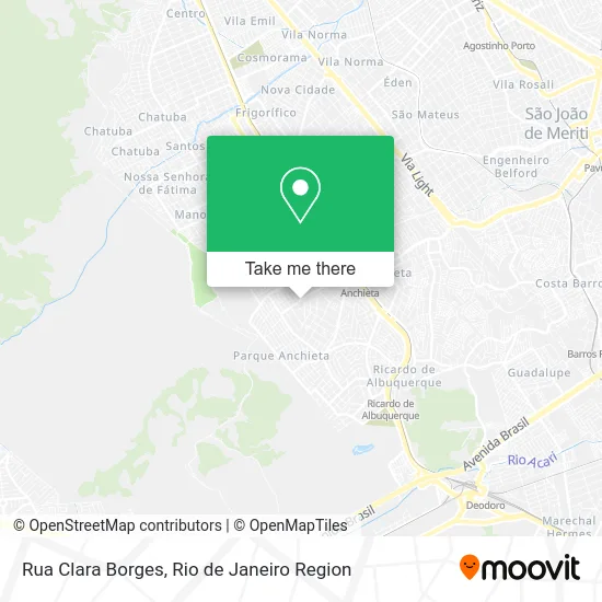 Rua Clara Borges map