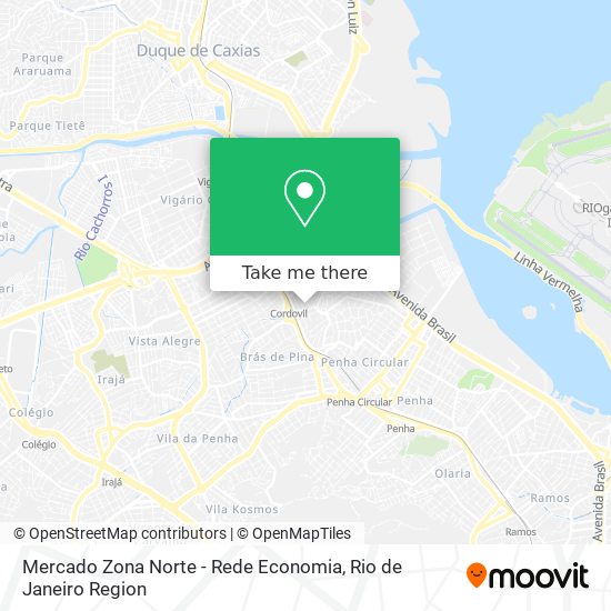 Mercado Zona Norte - Rede Economia map
