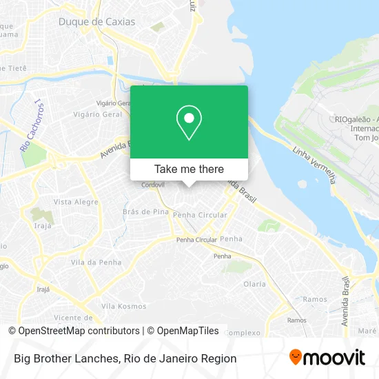 Big Brother Lanches map