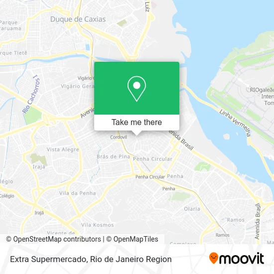 Extra Supermercado map