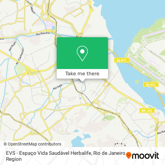 EVS - Espaço Vida Saudável Herbalife map