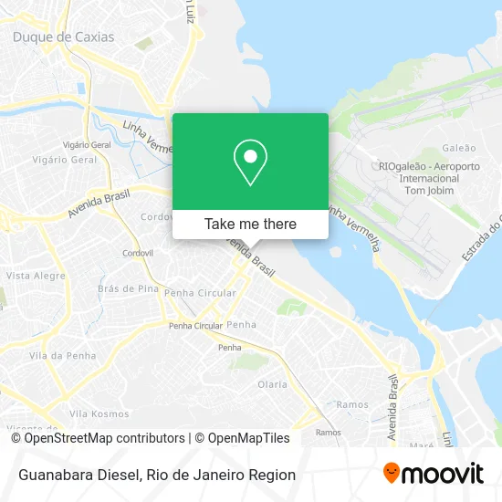 Guanabara Diesel map