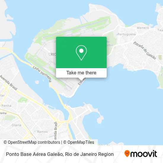 Ponto Base Aérea Galeão map