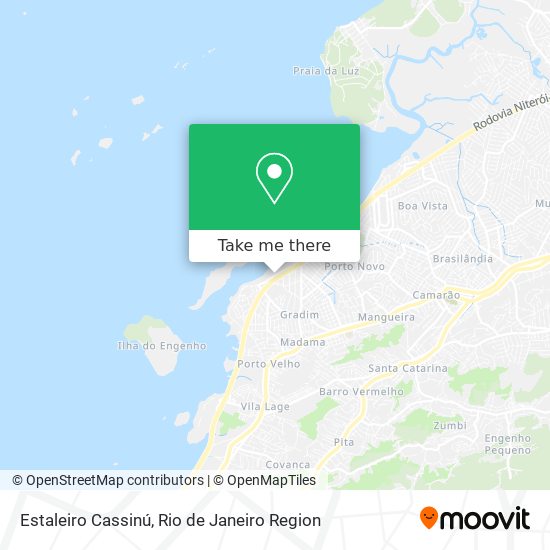 Estaleiro Cassinú map