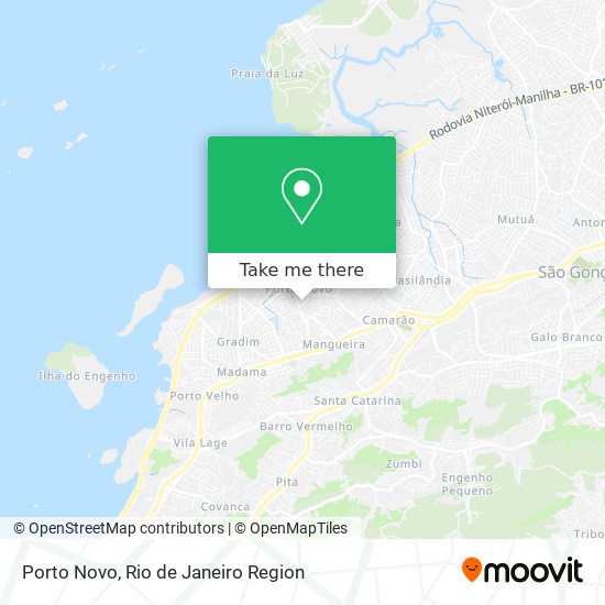 Mapa Porto Novo