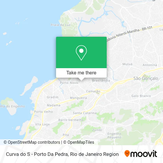 Curva do S - Porto Da Pedra map