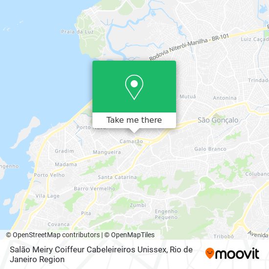 Mapa Salão Meiry Coiffeur Cabeleireiros Unissex