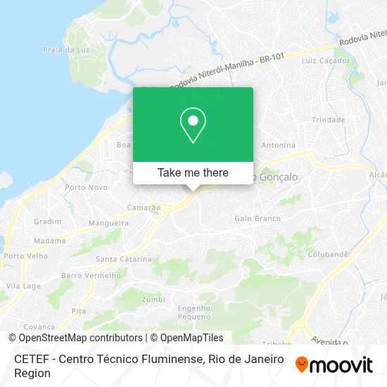 CETEF - Centro Técnico Fluminense map