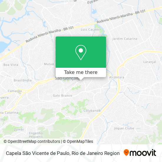 Capela São Vicente de Paulo map
