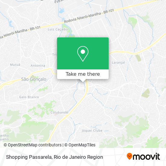 Mapa Shopping Passarela