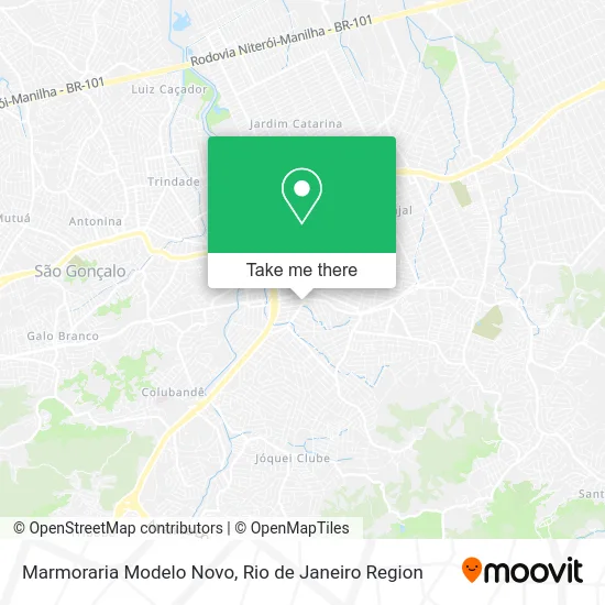 Marmoraria Modelo Novo map