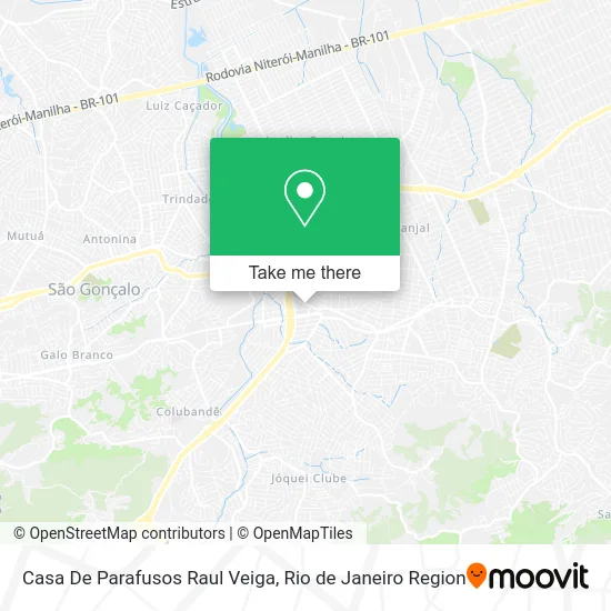 Casa De Parafusos Raul Veiga map