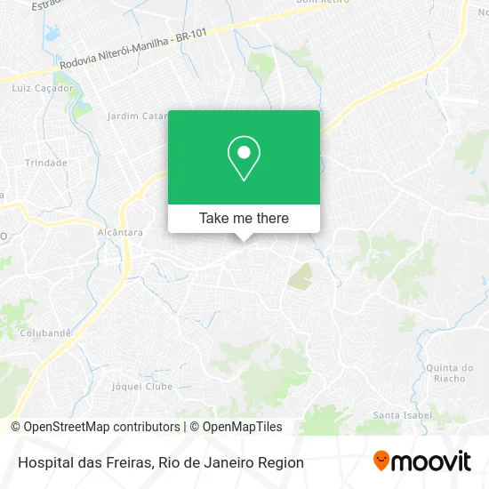Hospital das Freiras map
