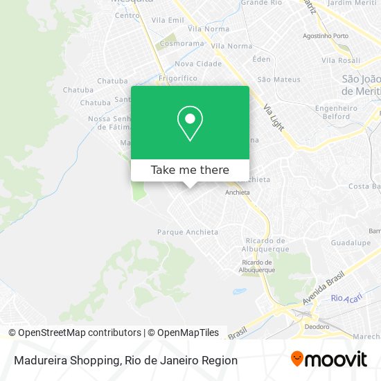 Madureira Shopping map