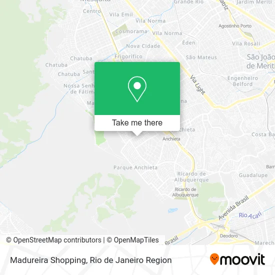 Madureira Shopping map