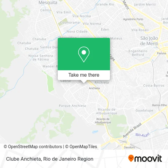 Clube Anchieta map