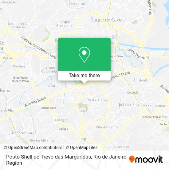 Posto Shell do Trevo das Margaridas map