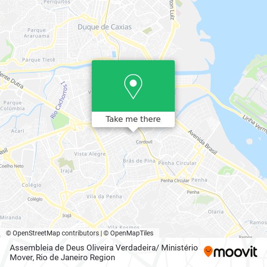 Assembleia de Deus Oliveira Verdadeira/ Ministério Mover map