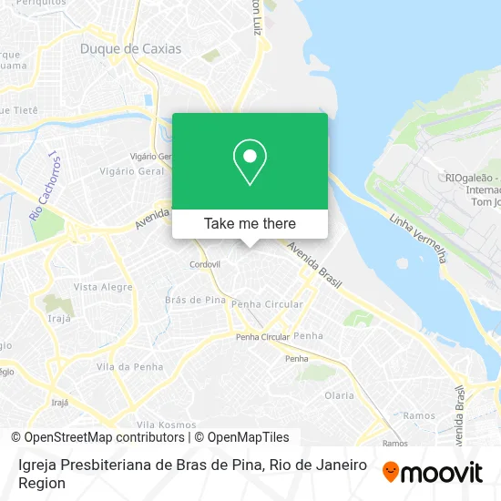 Igreja Presbiteriana de Bras de Pina map