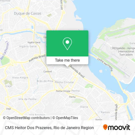 CMS Heitor Dos Prazeres map