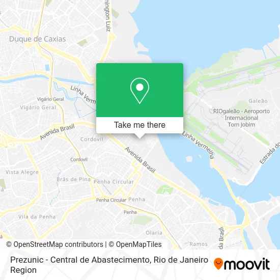 Prezunic - Central de Abastecimento map