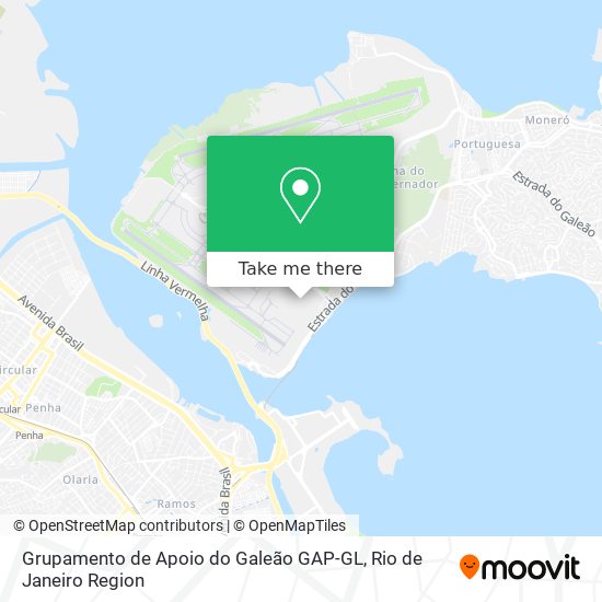 Grupamento de Apoio do Galeão GAP-GL map