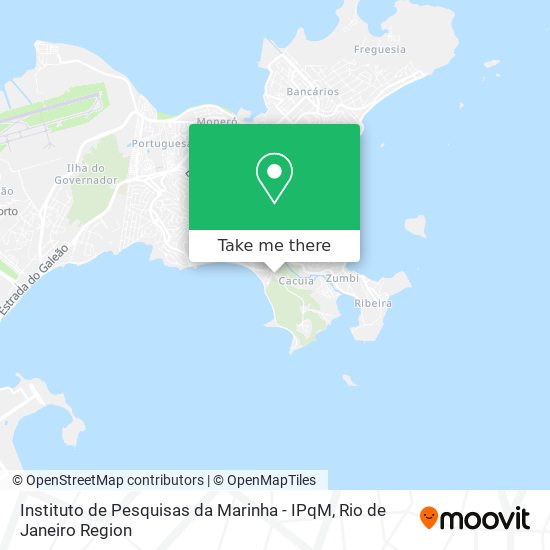 Instituto de Pesquisas da Marinha - IPqM map