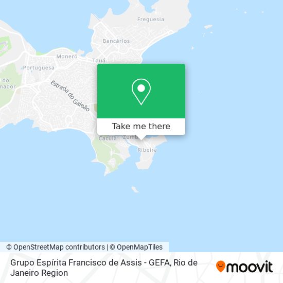 Grupo Espírita Francisco de Assis - GEFA map
