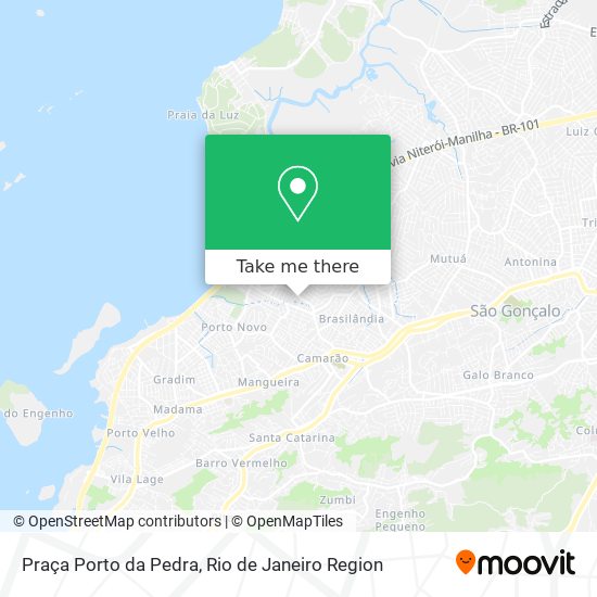 Praça Porto da Pedra map