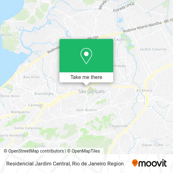 Residencial Jardim Central map